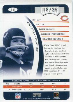 2004 Playoff Prime Signatures - Signature Proofs Silver #16 Mike Ditka Back