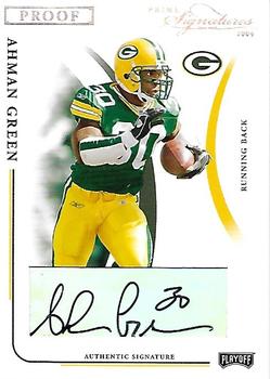 2004 Playoff Prime Signatures - Signature Proofs Silver #37 Ahman Green Front