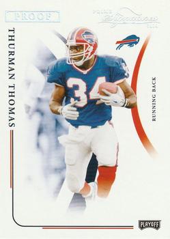2004 Playoff Prime Signatures - Silver Proofs #8 Thurman Thomas Front