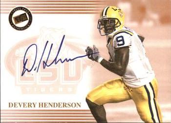 2004 Press Pass - Autographs Bronze #NNO Devery Henderson Front