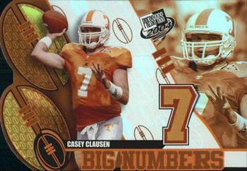 2004 Press Pass - Big Numbers #BN1 Casey Clausen  Front