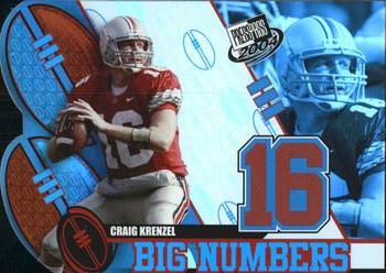 2004 Press Pass - Big Numbers #BN13 Craig Krenzel  Front
