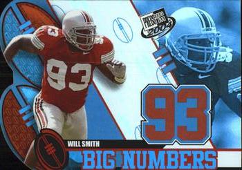 2004 Press Pass - Big Numbers #BN23 Will Smith  Front