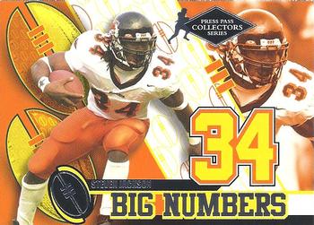 2004 Press Pass - Big Numbers Collectors Series #BN9 Steven Jackson Front