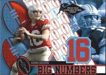 2004 Press Pass - Big Numbers Collectors Series #BN13 Craig Krenzel Front