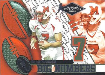 2004 Press Pass - Big Numbers Collectors Series #BN21 Ben Roethlisberger Front