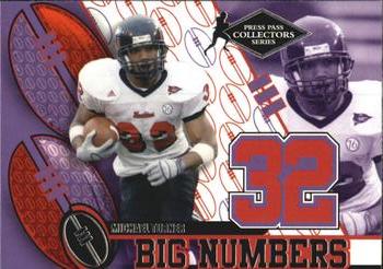 2004 Press Pass - Big Numbers Collectors Series #BN25 Michael Turner Front