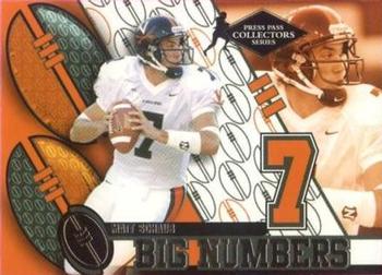 2004 Press Pass - Big Numbers Collectors Series #BN22 Matt Schaub Front