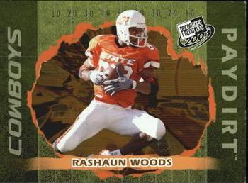 2004 Press Pass - Paydirt #PD 5 Rashaun Woods  Front