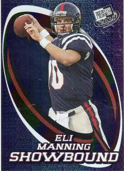 2004 Press Pass - Showbound #SB 3 Eli Manning Front