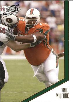 2004 Press Pass SE - First Down Gold #33 Vince Wilfork Front