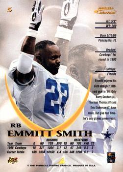 1997 Action Packed #5 Emmitt Smith Back