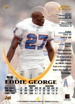 1997 Action Packed #9 Eddie George Back