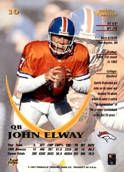 1997 Action Packed #10 John Elway Back