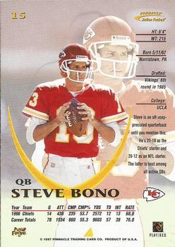 1997 Action Packed #15 Steve Bono Back