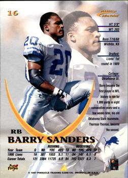 1997 Action Packed #16 Barry Sanders Back