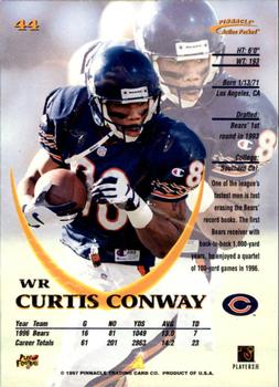 1997 Action Packed #44 Curtis Conway Back
