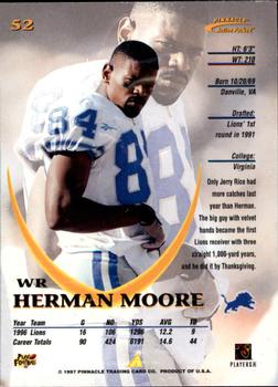 1997 Action Packed #52 Herman Moore Back