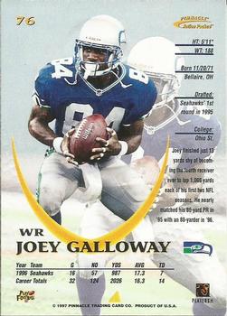 1997 Action Packed #76 Joey Galloway Back