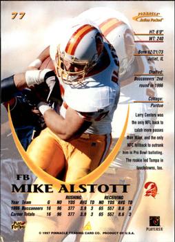 1997 Action Packed #77 Mike Alstott Back