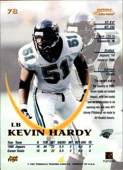 1997 Action Packed #78 Kevin Hardy Back