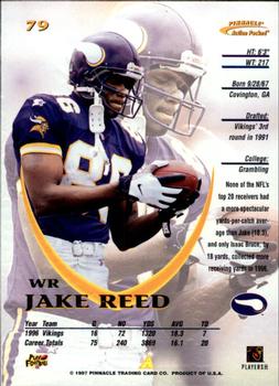1997 Action Packed #79 Jake Reed Back