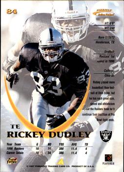 1997 Action Packed #84 Rickey Dudley Back