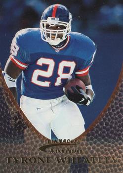 1997 Action Packed #97 Tyrone Wheatley Front