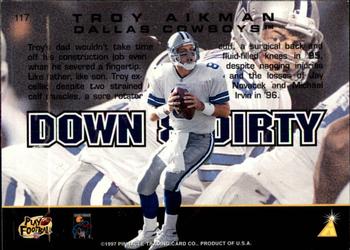1997 Action Packed #117 Troy Aikman Back