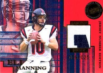 2004 Press Pass SE - Game Used Jerseys Numbers #JC/EM Eli Manning Front