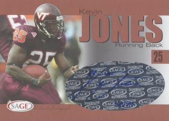 2004 SAGE - Autographs Bronze #A22 Kevin Jones Front