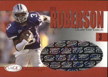 2004 SAGE - Autographs Red #A33 Ell Roberson Front