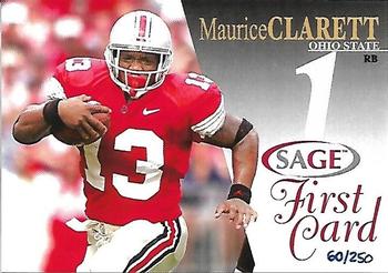 2004 SAGE - First Card #CL Maurice Clarett Front