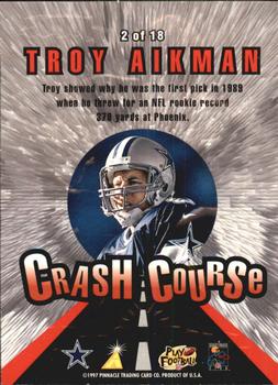 1997 Action Packed - Crash Course #2 Troy Aikman Back