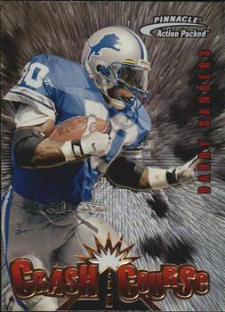 1997 Action Packed - Crash Course #3 Barry Sanders Front