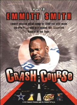 1997 Action Packed - Crash Course #4 Emmitt Smith Back