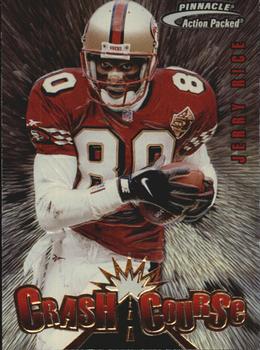 1997 Action Packed - Crash Course #18 Jerry Rice Front