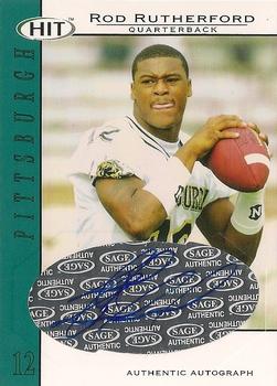 2004 SAGE HIT - Autographs Emerald #A24 Rod Rutherford Front