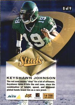 1997 Action Packed - Studs #8 Keyshawn Johnson Back