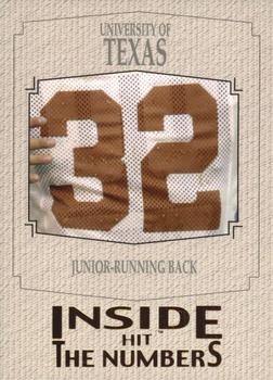 2004 SAGE HIT - Inside the Numbers Gold #8 Texas Running Back Front