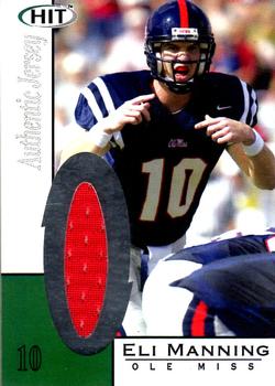 2004 SAGE HIT - Jerseys #JEM Eli Manning Front