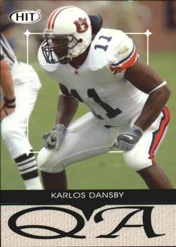 2004 SAGE HIT - Q&A Emerald #Q11 Karlos Dansby Front