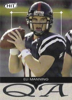 2004 SAGE HIT - Q&A Silver #Q10 Eli Manning Front