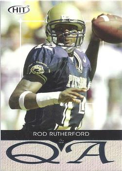 2004 SAGE HIT - Q&A Silver #Q24 Rod Rutherford Front