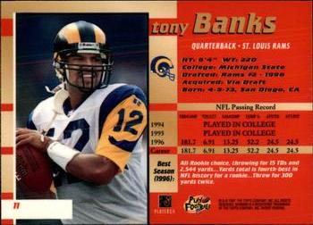 1997 Bowman's Best #11 Tony Banks Back
