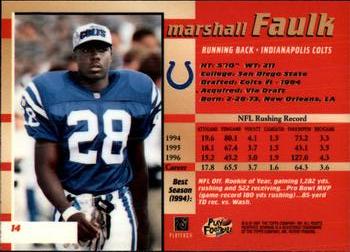 1997 Bowman's Best #14 Marshall Faulk Back