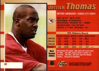 1997 Bowman's Best #19 Derrick Thomas Back