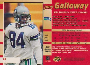 1997 Bowman's Best #25 Joey Galloway Back