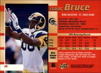 1997 Bowman's Best #38 Isaac Bruce Back