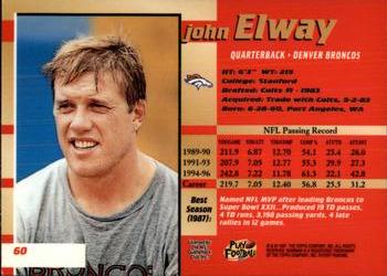 1997 Bowman's Best #60 John Elway Back